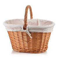 KORB Will Braun 46x30x24/37 cm Naturmaterial - Braun, Naturmaterialien (30/37/46cm) - Mondex