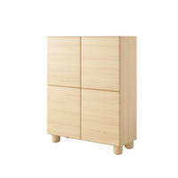 HIGHBOARD Olmo Vicenza Eiche, vierürige Kommode - Alteiche, Holzwerkstoff (100/125/38cm) - Bettso