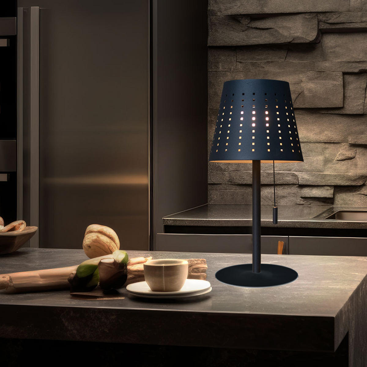 LED AUSSENLEUCHTE Mandy Metall Anthrazit - Anthrazit, Metall (14/14/30cm)