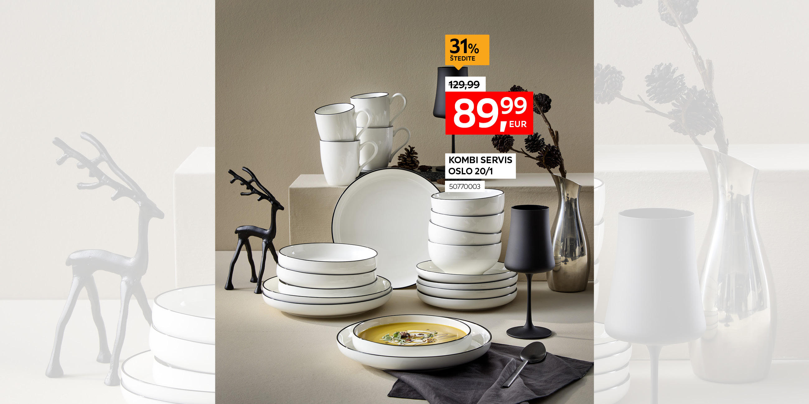 kombi servis Oslo 20/1 50770003 umjesto 129,99 € nova cijena 89,99 € Štedite 31%