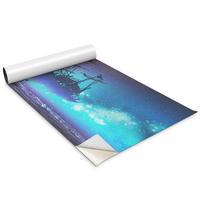 MÖBLAUFKLEBER 100x50 cm blau - Blau, Kunststoff (100/50/0.1cm) - Wallfluent