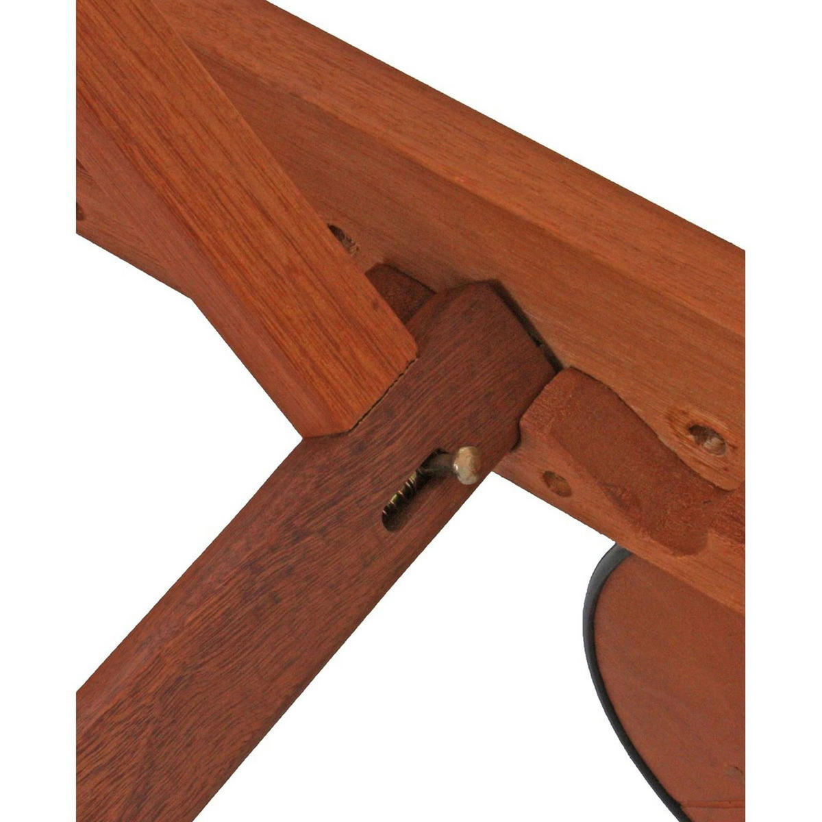 SONNENLIEGE Mike Verstellbar Eukalyptus Gartenliege - Naturfarben, Holz (63/89/197cm) - DELUKE