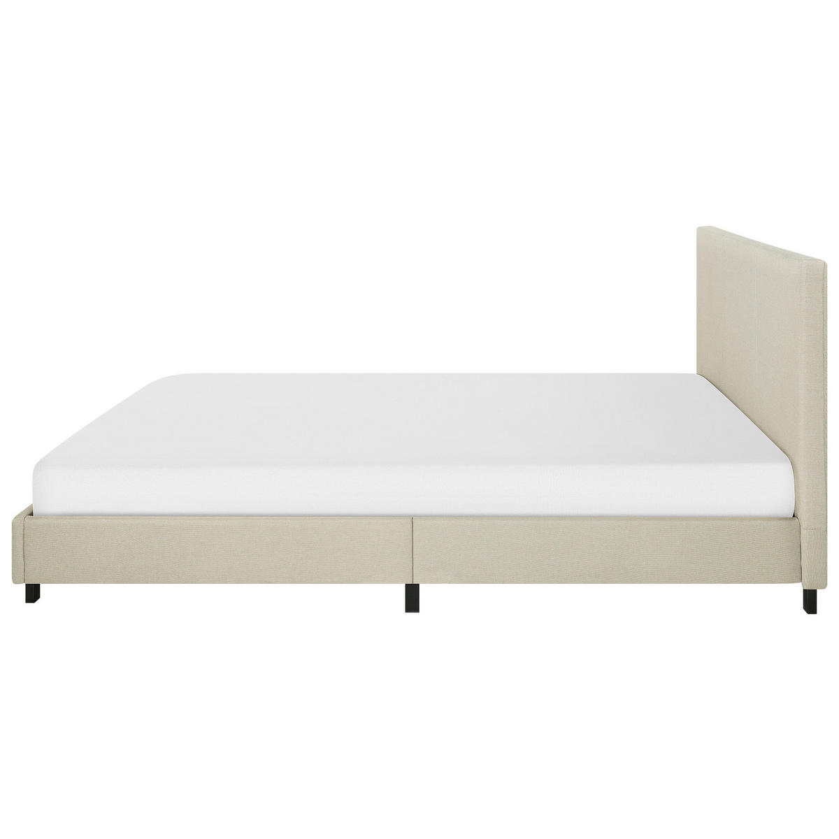 POLSTERBETT 180/200 cm Beige Albi - Beige, Textil (180/200cm) - Beliani