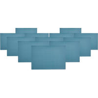 PLATZMATTEN Mistral Türkis 43 x 30 cm 12er Set - Türkis, Kunststoff (43/30/0.2cm) - Ritzenhoff Breker