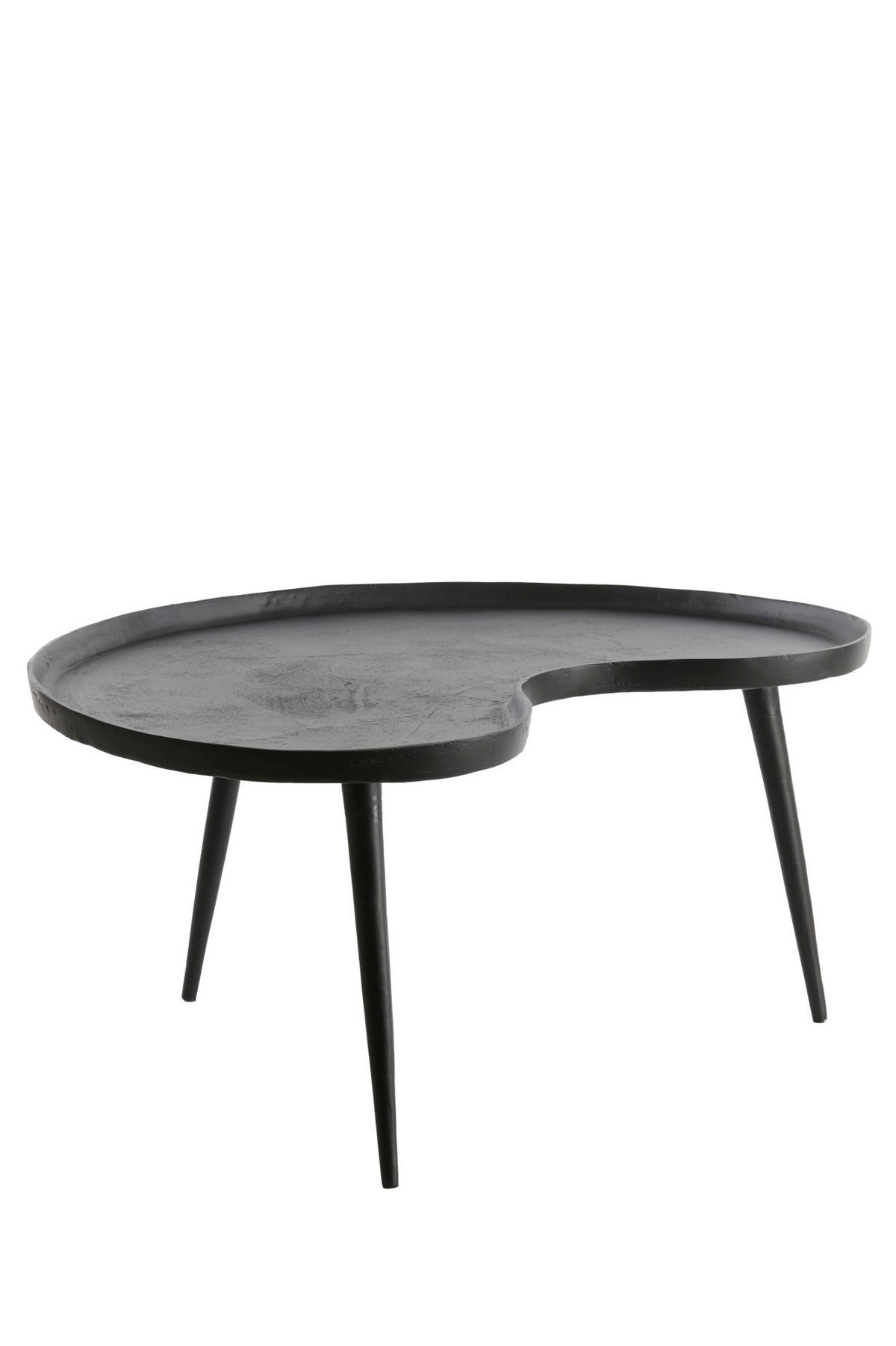 BEISTELLTISCH Lienz Schwarz 80/60/36 cm - Schwarz, Metall (80/60/36cm) - Light & Living
