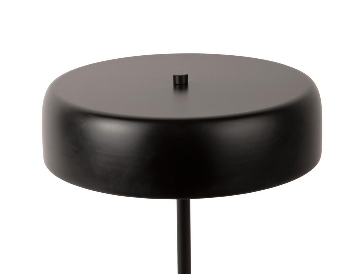 TISCHLAMPE Gold Disc 30/30/40 cm - Schwarz, Metall (30/30/40cm) - Leitmotiv
