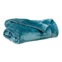 PLAID Tender quarzgrau 150 x 200 cm - Blau, Textil (150/200cm) - Vivaraise