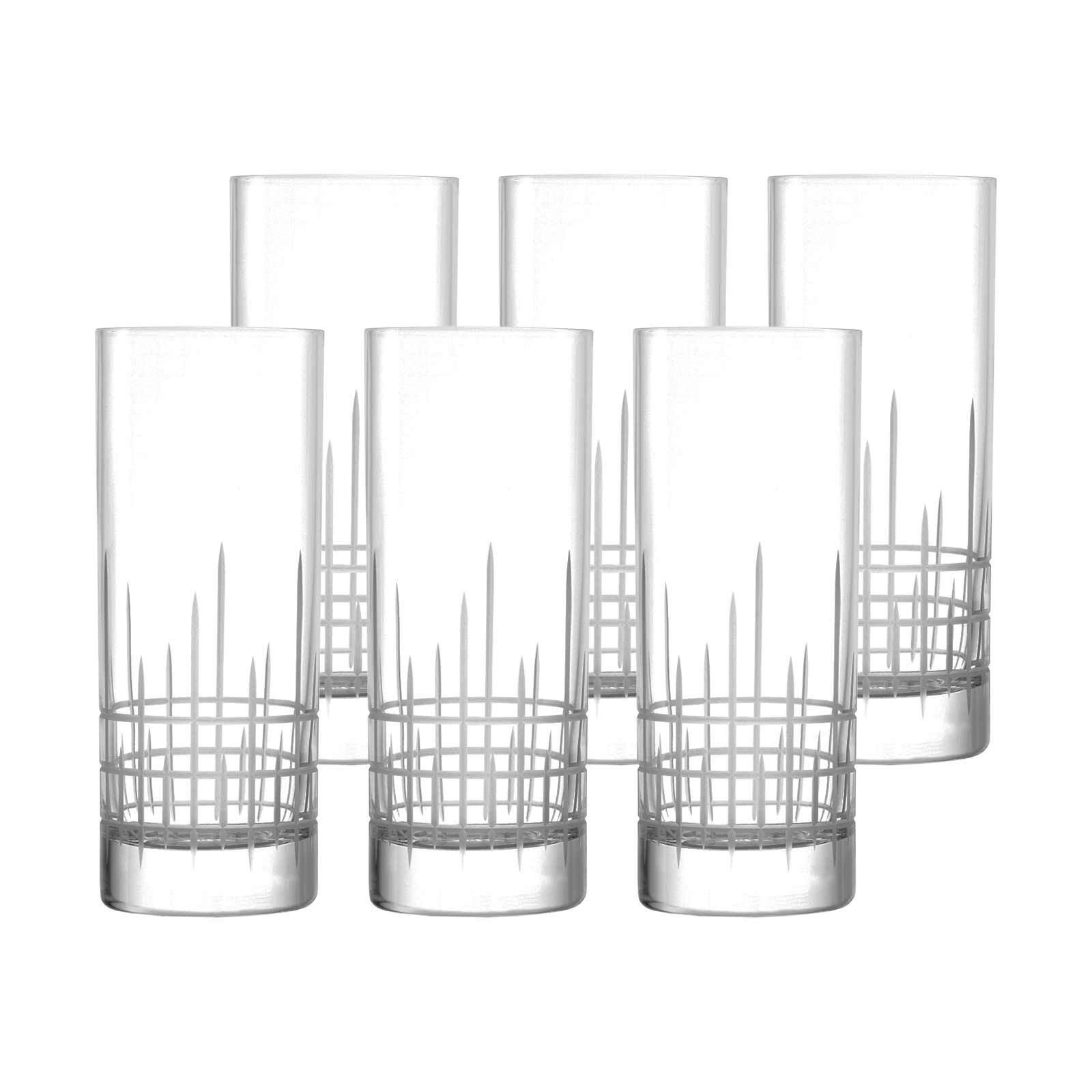 LONGDRINKBECHER New York Bar Manhattan transparent 405 ml 6er Set - Transparent, Glas (0.405L) - Stölzle Lausitz