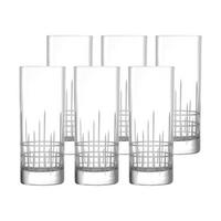 LONGDRINKBECHER New York Bar Manhattan transparent 405 ml 6er Set - Transparent, Glas (0.405L) - Stölzle Lausitz