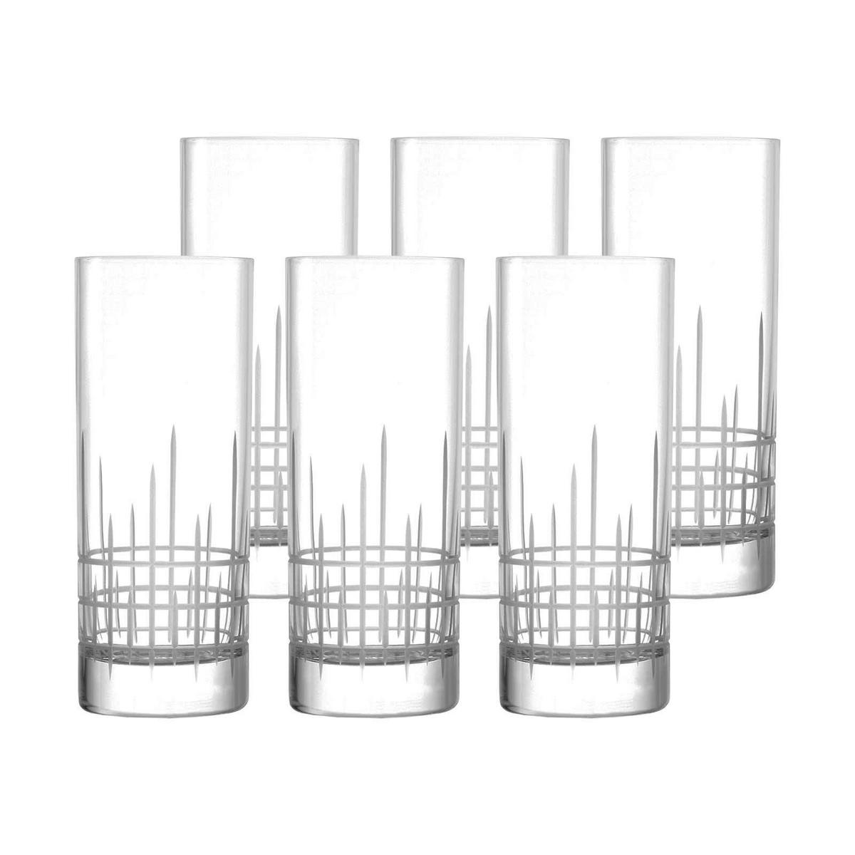 LONGDRINKBECHER New York Bar Manhattan transparent 405 ml 6er Set - Transparent, Glas (0.405L) - Stölzle Lausitz