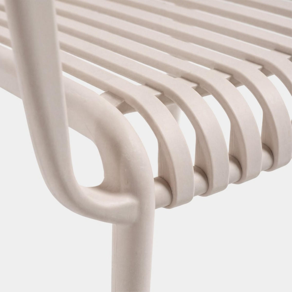 GARTENSTUHL Ollie Beige 57 cm x 80 cm 4er-Set - Beige, Kunststoff (57/80/61cm) - Klast Home