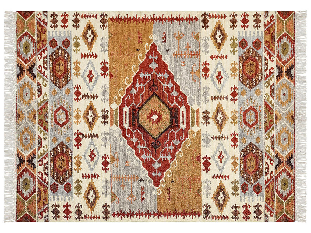 KELIM-TEPPICH Proshyan 230/160 cm - Multicolor, Textil (160/230cm) - Beliani