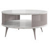 COUCHTISCH Roenni Cashmere - Kaschmir/Weiß, Holzwerkstoff/Metall (75/75/30cm) - MIRJAN24