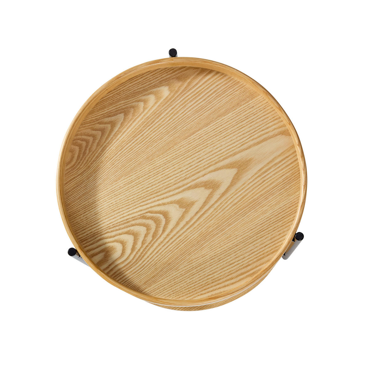 COUCHTISCH Ø69/38 cm natur aus Massivholz und MDF mit Couchtisch - Naturfarben, Holzwerkstoff (44/44/48cm) - OKMYHOME