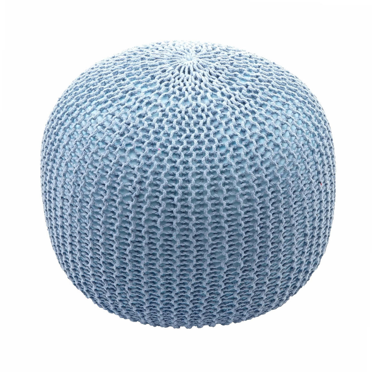 POUF Blau - Blau, Textil (50/40/50cm) - MCW