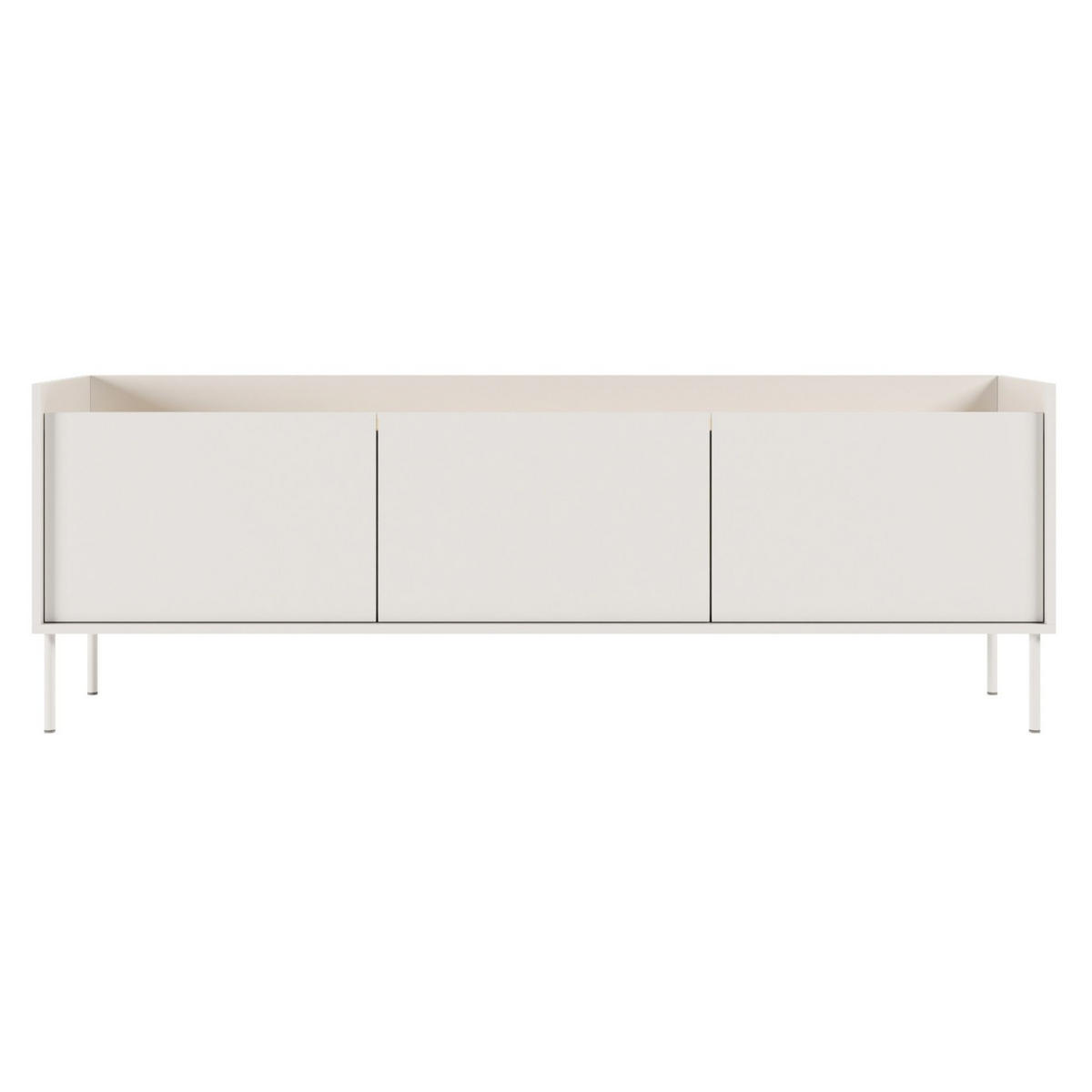 TV-SCHRANK Tovi Weiß / Holzoptik Eiche 175 cm - Weiß, Holzwerkstoff/Metall (175/58.5/36.4cm) - Selsey