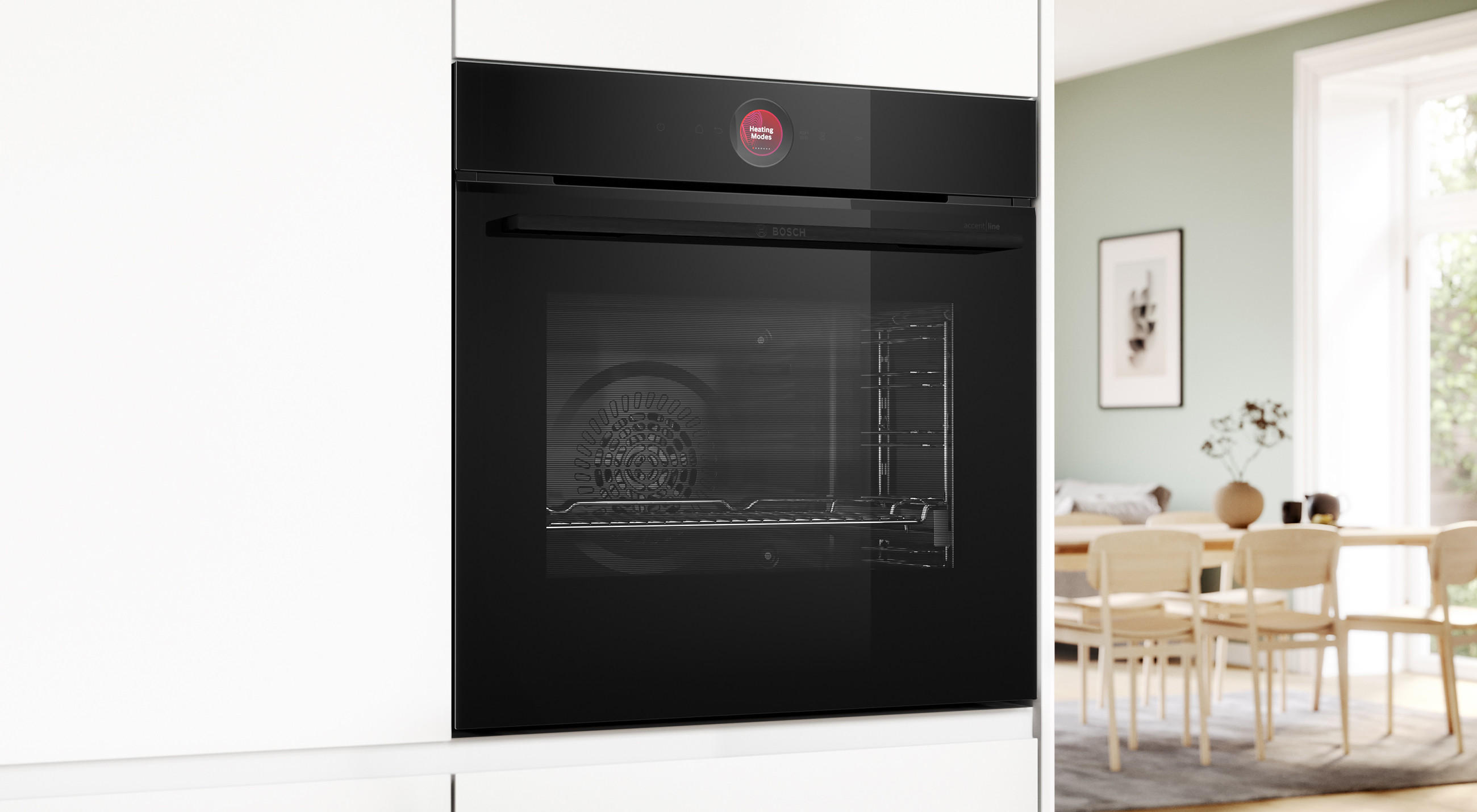 Einbau-Backofen von BOSCH, Moderner Backofen mit Funktionen