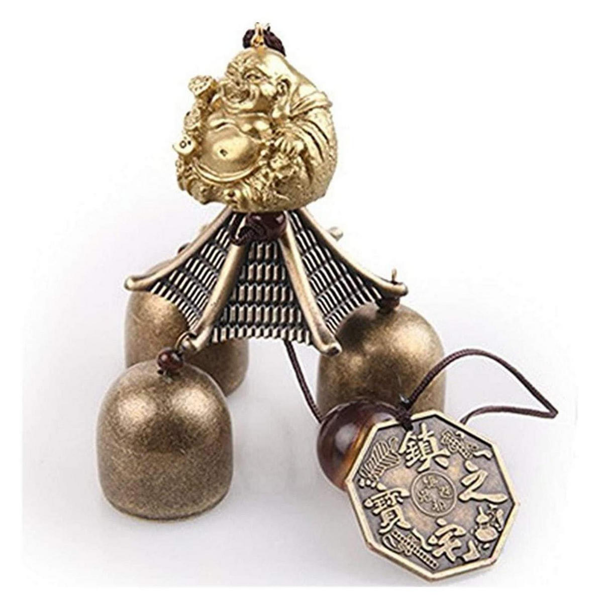WINDSPIEL Elefantenfisch Metallglocke 40 cm - Bronzefarben, Metall (40/2.8/6cm)