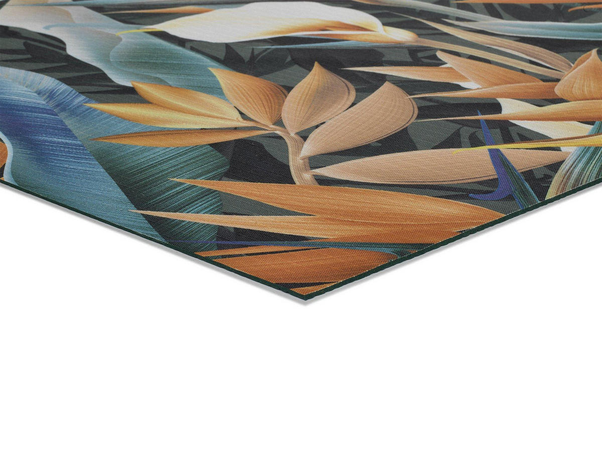 VINYL-KÜCHENTEPPICH Gelb Ricci 52/100 cm - Gelb, Kunststoff/Textil (52/100cm) - Atticgo