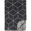 WOHNDECKEN CARRÉ GRAPHITE - Graphitfarben, Textil (150/200cm) - Zöllner