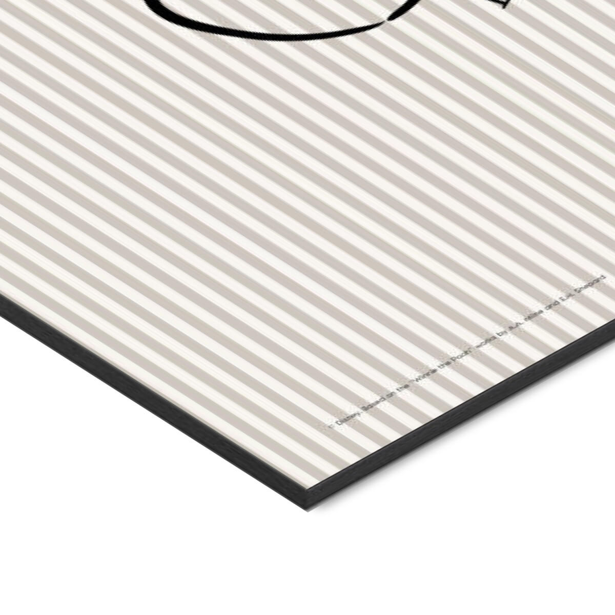 POSTER mit Rahmen Disney - Disney - Piglet Don’t Overthink It - Beige/Schwarz, Holz/Papier (30/40cm) - Poster&Frame