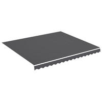 MARKISENBESPANNUNG Anthrazit 4/3,5 M - Anthrazit, Textil (345/1/380cm) - vidaXL
