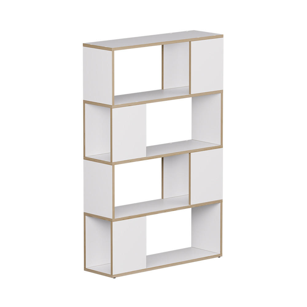 RAUMTEILER Eneos Weiß/Eiche 80 x 124.5 cm - Eichefarben/Weiß, Holzwerkstoff (80/124.5/24cm) - Vicco