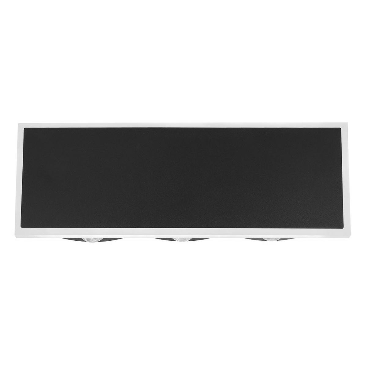 LED WANDLEUCHTE Saidy Metall Schwarz - Schwarz, Metall (25/9/25cm) - Globo Lighting