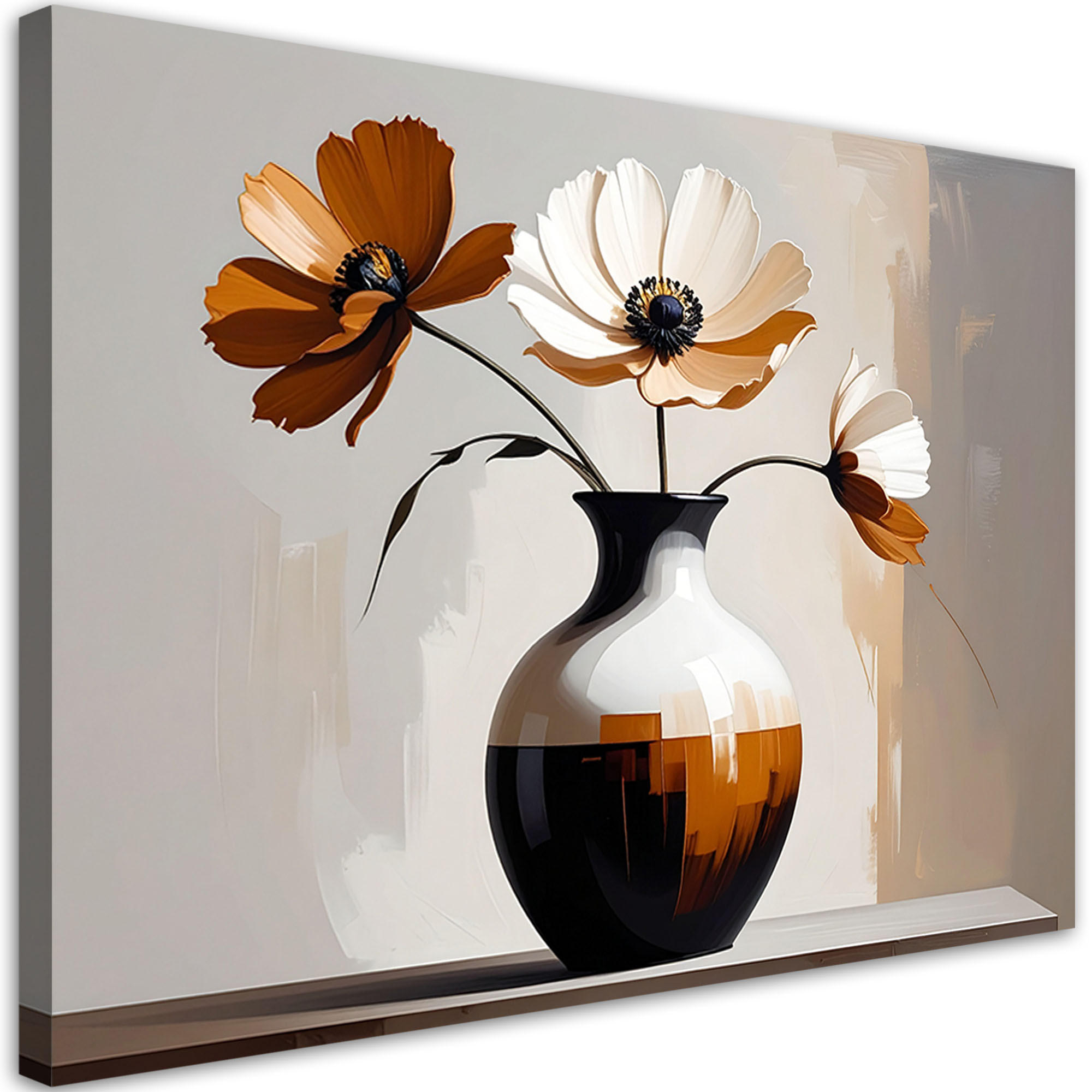 Feeby Leinwandbilder, Braun 30x20 cm