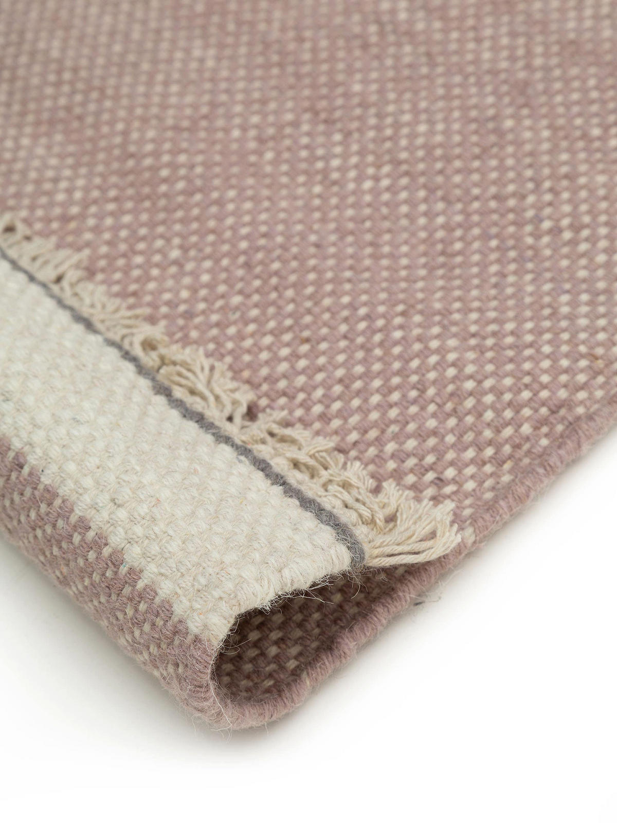 WOLLTEPPICH-LÄUFER Karla Pink 80x250 cm - Pink, Textil (80/250cm) - benuta Pop