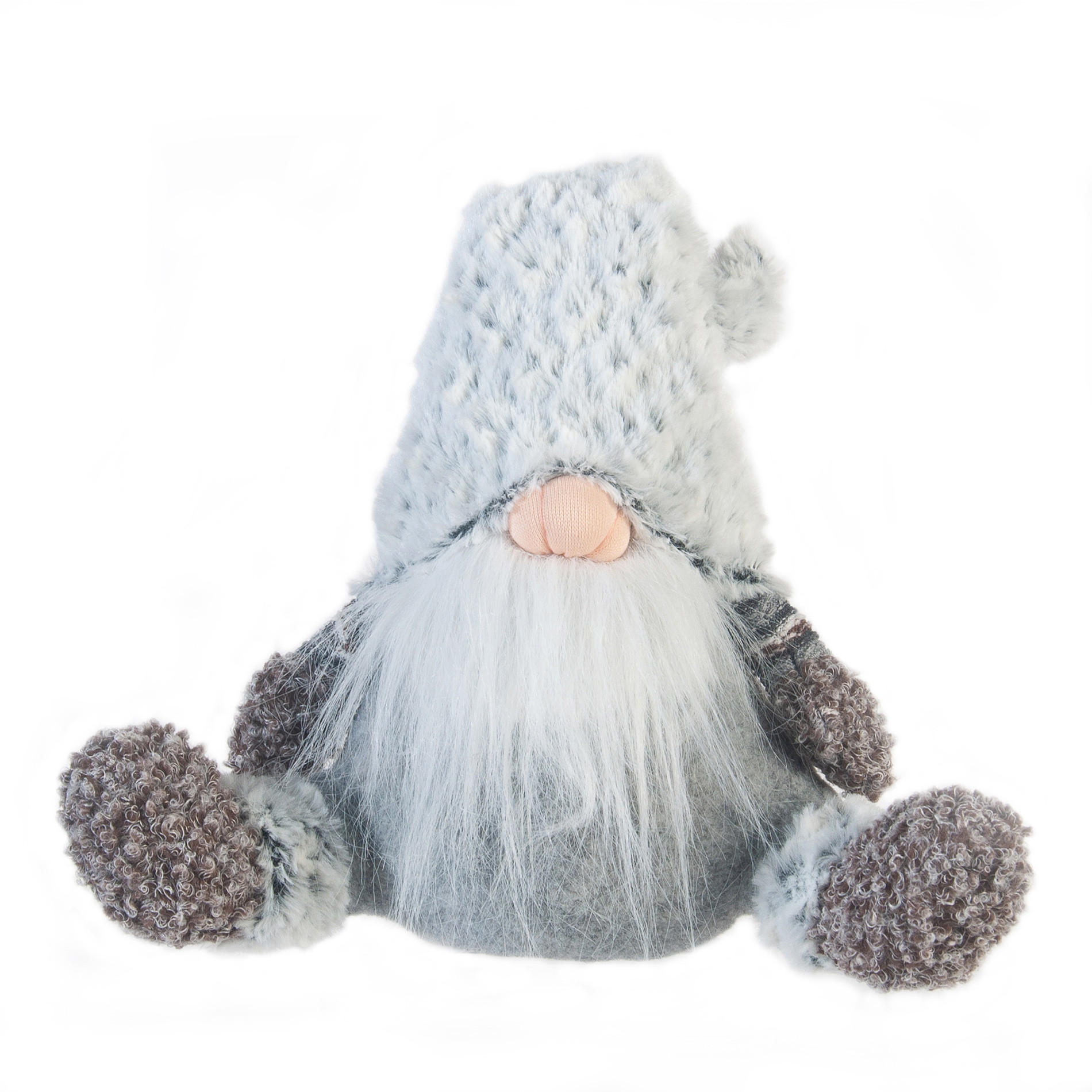 SCHWEDISCHER GNOM Grau 24/16/35 cm - Grau, Textil (24/35/16cm) - Mobili Rebecca