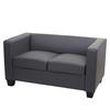 2-SITZER-SOFA Grau - Grau, Textil (137/70/75cm) - MCW