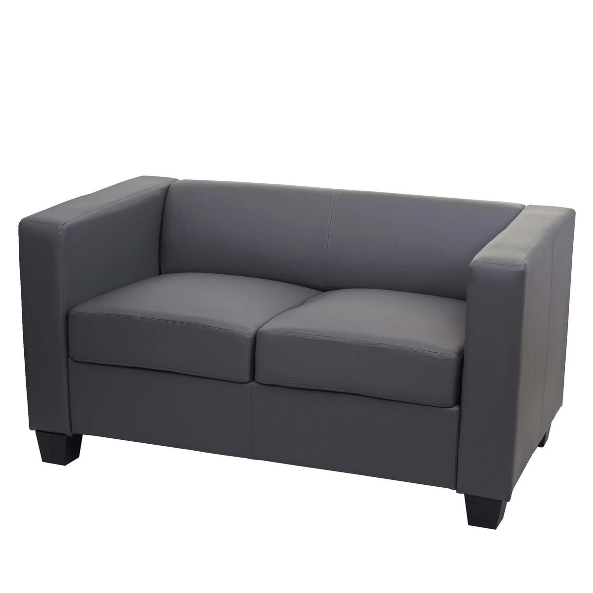 2-SITZER-SOFA Grau - Grau, Textil (137/70/75cm) - MCW