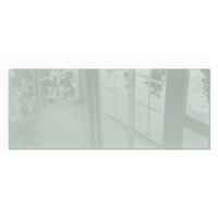 GLASPLATTE für Kamin 125x50 cm - Grün, Glas (125/50/0.4cm) - TULUP