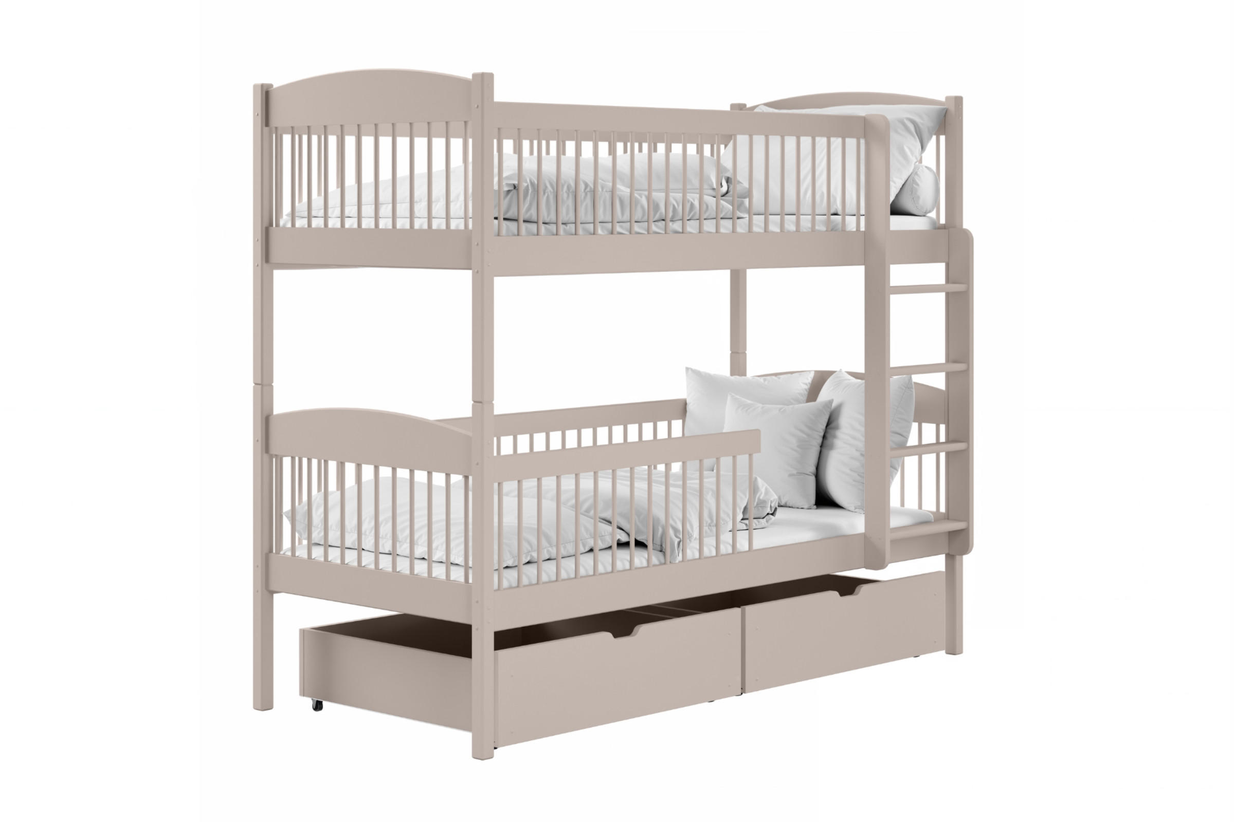 ETAGENBETT LUNEA 90/200 in Cashmere - Beige, Holz/Holzwerkstoff (90/200cm) - Deine Möbel 24