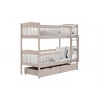 ETAGENBETT LUNEA 90/200 in Cashmere - Beige, Holz/Holzwerkstoff (90/200cm) - Deine Möbel 24