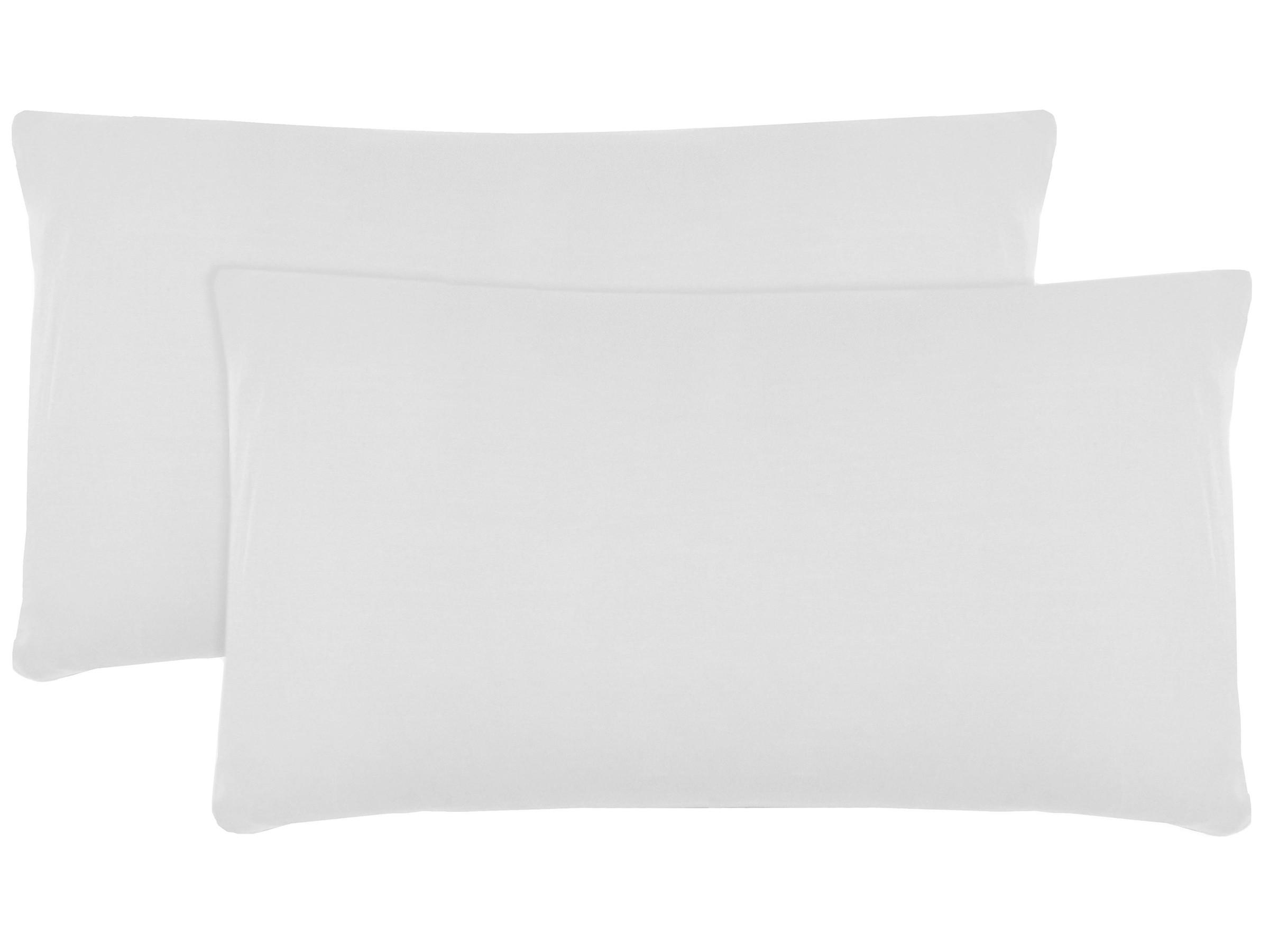 KISSENBEZUG, 2er-Set, 40x80 cm, 100% Baumwolle, Weiß - Weiß, Textil (80/40cm) - Zollner