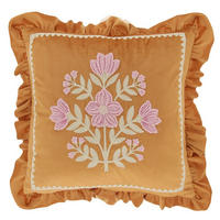 KISSEN Lola - Orange - 45/45/ cm - Orange, Textil (45/45cm) - Unique Living