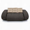 SCHLAFSOFA Okoa 2-Sitzer - Braun Sand - Braun, Textil (120/60/120cm) - COCO Living