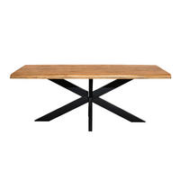 BAUMSTAMMTISCH Denver Braun 100/200/76 cm - Braun, Holz (100/200/76cm) - Starfurn