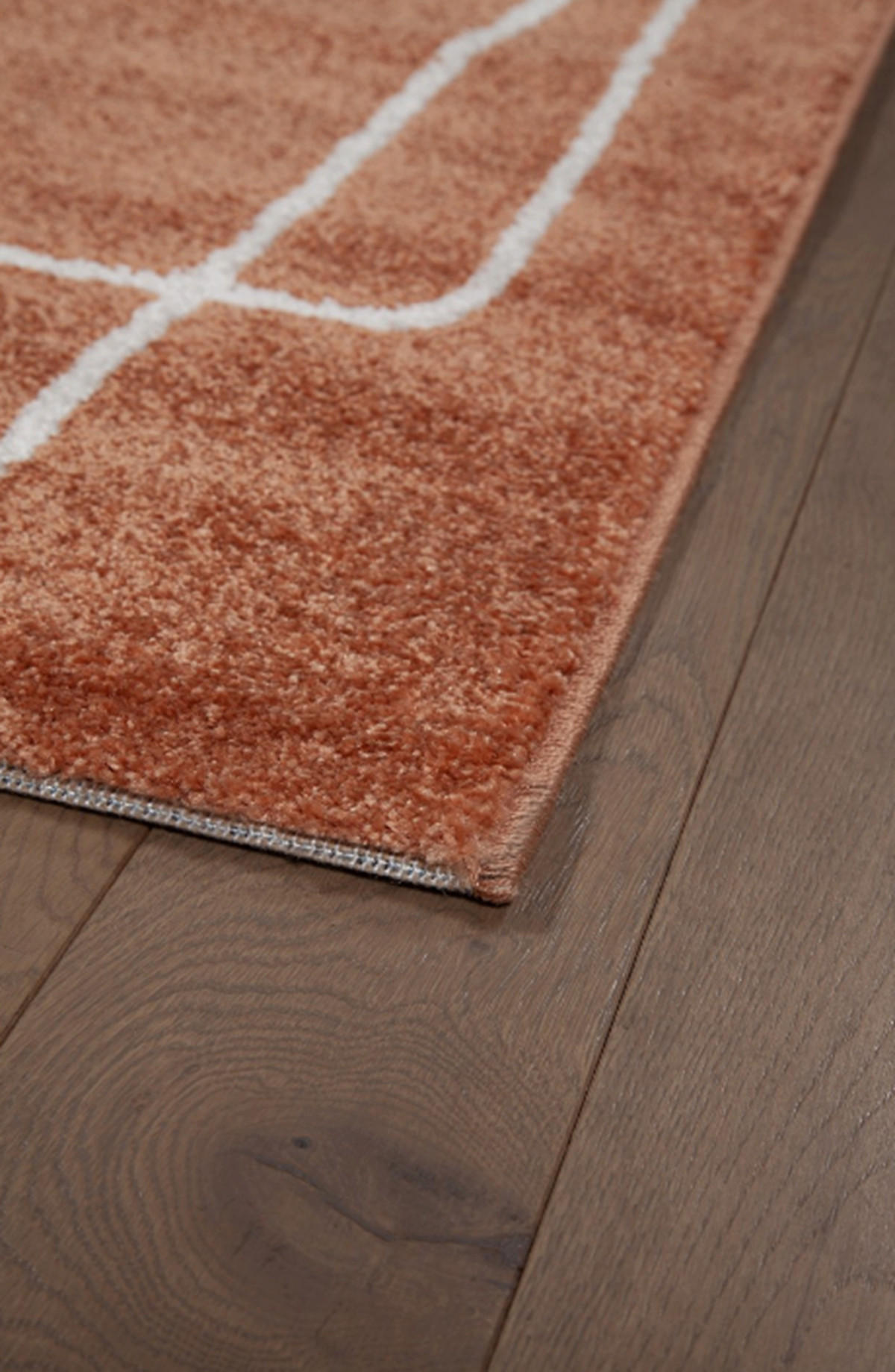 TEPPICH modern Flachgewebe STUDIO Orange 160 x 230 cm - Orange, Textil (160/230cm) - Novatrend