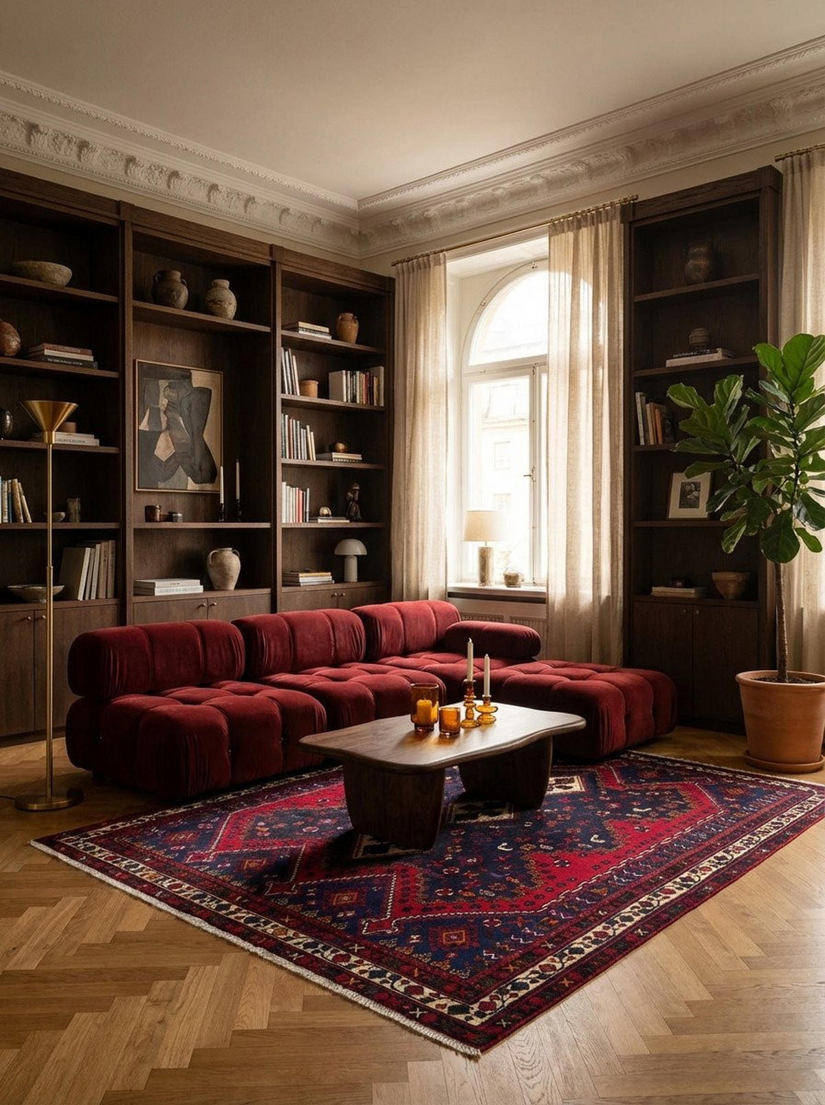 TEPPICH Afshar Blau, Rot 230/160 cm Schurwolle - Blau, Textil (160/230cm) - Looma