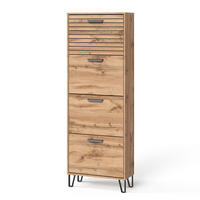 VÝKLOPNÍK NA BOTY Amber Dub Wotan - dub Wotan, kompozitní dřevo (60/168/25.1cm) - Vicco