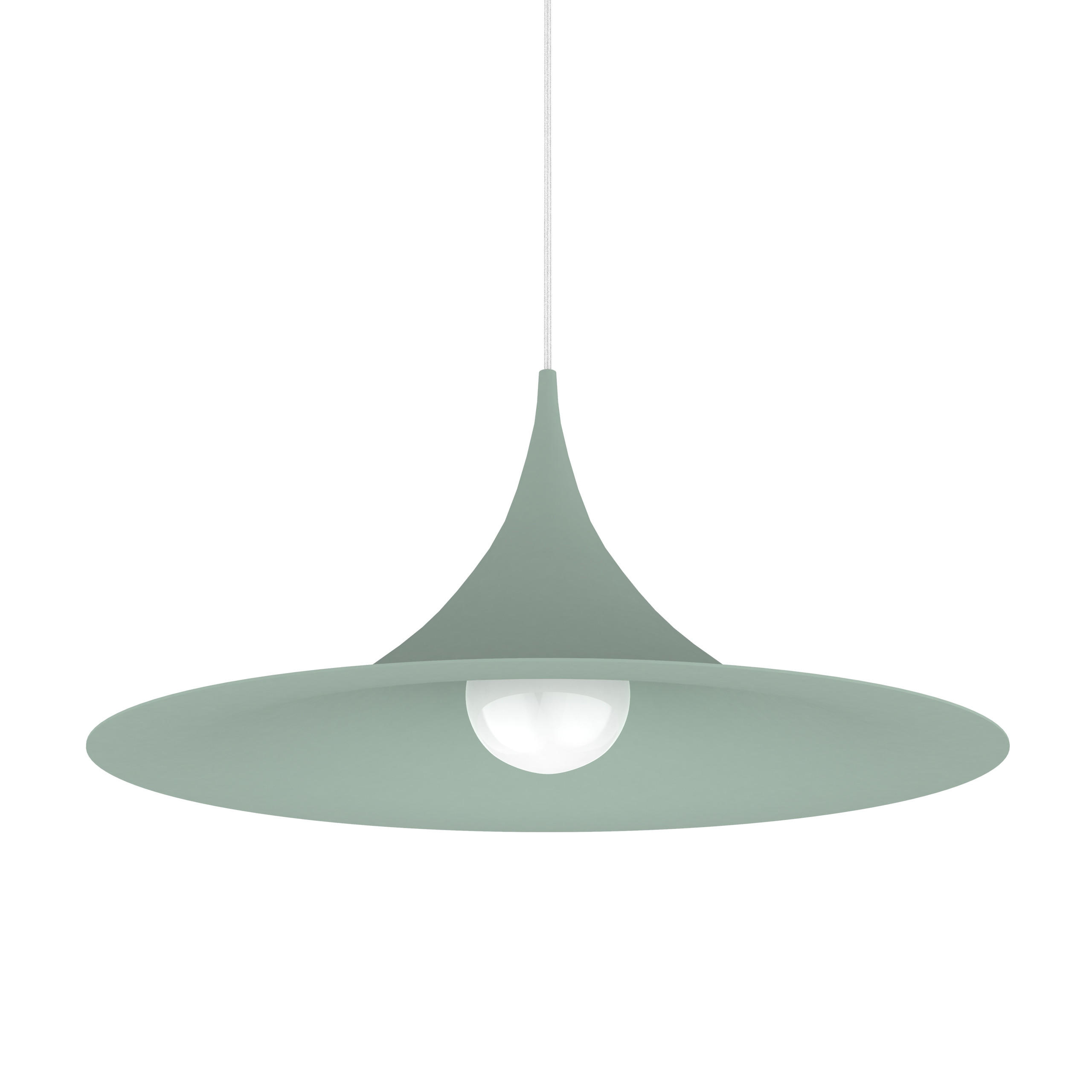 HÄNGELEUCHTE - Grün, Metall (57/57/27cm) - Lumicom