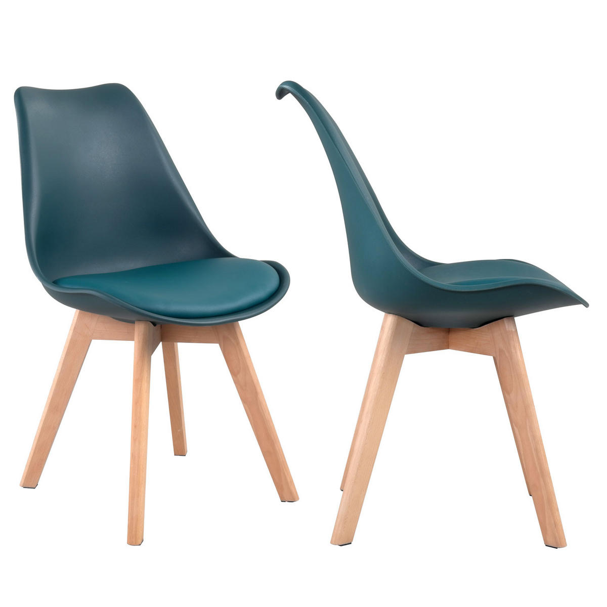 STÜHLE Nora Blau 2er-Set - Blau, Kunststoff (49/81/52cm) - Happy Garden