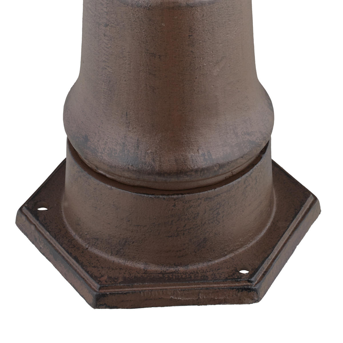 STANDBRUNNEN - Braun, Metall (20.5/18/80cm) - Relaxdays