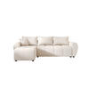 ECKSOFA MOLISA L Cosmic 10 Links mit Schlaffunktion - Beige, Textil (245/145cm) - Bedante
