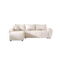 ECKSOFA MOLISA L Cosmic 10 Links mit Schlaffunktion - Beige, Textil (245/145cm) - Bedante