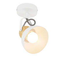 DECKENSTRAHLER Flammarich 12/15/18 cm - Weiß, Metall (18/12/15cm) - ZMH