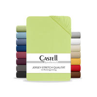 SPANNBETTTUCH Basic Jersey pistaziengrün, 120x200 cm - Hellgrün, Textil (120/200cm) - Castell
